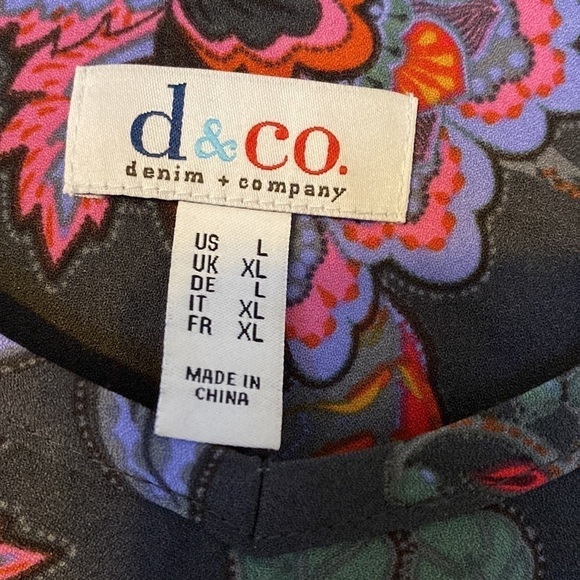 Denim & Company womens top; size L - Picture 4 of 6